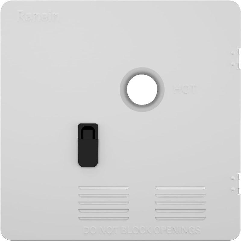 Ranein 18 x 18 Inches RV Water Heater White Door. ONLY Door kit for RV water heaters - Image 1